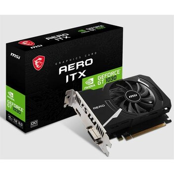 MSI Msı Geforce RTX1030 Aero Itx 4gd4 Oc 4gb Ddr4 64BIT 1xhdmı 1xdvı Ekran Kartı