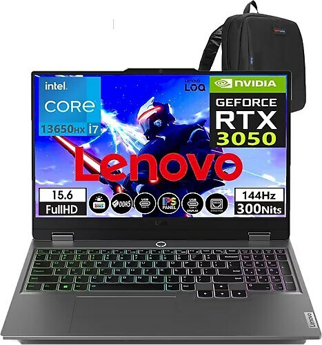 Lenovo LOQ 15IRX9 883DV00AFTR25 15.6 inç Intel Core i7 13650HX 64 GB 512 GB SSD NVIDIA GeForce RTX 3050 Windows 11 Home