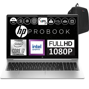 HP Probook 450 G10 9g1g3etp07 Core i7 1355u 15.6" 32 GB RAM 1 TB SSD Iris Xe W11Pro Notebook - Weblegelsin Çanta