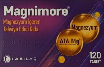 Magnimore Magnezyum İçeren Takviye Edici Gıda 120 Tablet