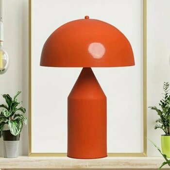 Bamyum Lipeo Dekoratif Masa Lambası Abajur Başucu Lamba - Turuncu