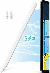 NovStrap Apple iPad Pro 11 inç 2/3/4 Nesil ile Uyumlu Dokunmatik Tablet Kalemi 2. Nesil Smart Pencil Stylus Manyetik Şarj Avuç İçi Reddi