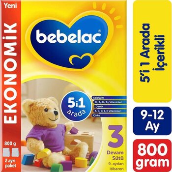 Bebelac 3 Bebek Devam Sütü 800 G