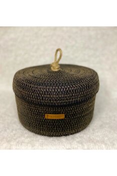 Hasır Sepet, Jüt Sepet, %100 Doğal Hasır Sepet, Çok Amaçlı Dekoratif Hasır Sepet,