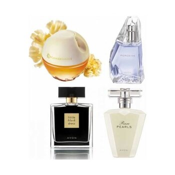 Avon Rare Pearls 50 ml Kadın Edp+Perceive 50 ml Edp+Little Black Dress 50 ml Edp+Incandesence 50 ml Edp 4lü Kadın Set