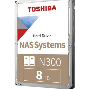 Toshiba N300 8tb Nas 3,5 Inç Dahili Sabit Sürücü - Beyaz - 8 TB
