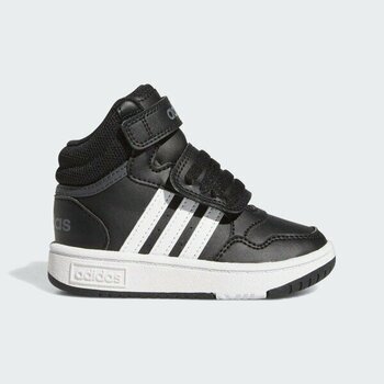 Adidas Sportswear GW0408 Hoops Mid Shoes - 23.5 - Siyah - Beyaz