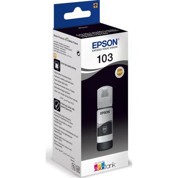 Epson 103 EcoTank  65 Ml Siyah ( Black ) Mürekkep Kartuş C13T00S14A