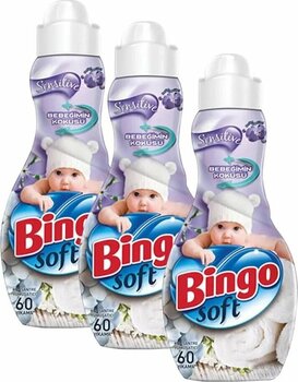 Bingo Soft Konsantre Çamaşır Yumuşatıcısı Sensitive 3 X 1440 Ml