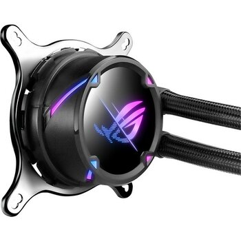 Asus ROG STRIX LC II 240 ARGB WHITE EDITION AURA SYNC RGB 120MM ADRESLENEBİLİR FAN SIVI CPU SOĞUTUCUSU - Siyah