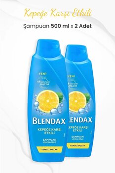 Blendax Kepeğe Karşı Limon Özlü Şampuan 500 ml x 2 Adet