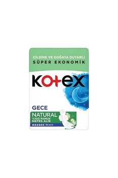 Kotex Hijyenik Ped Natural Gece 14'lü