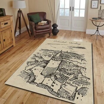 Miraxx 3D Baskılı Halı  126 - Renkli - 140 x 220 cm