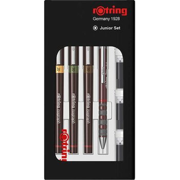 Rotring Rapido Seti Junior 4 Parça Kalem Seti 0,20 0,30 0,5 Renkli ve Hassas Çizim İçin