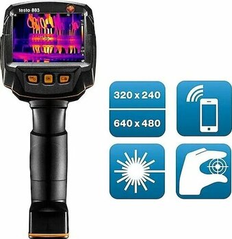 Testo 883 Profesyonel Termal Kamera Sıcaklık ve Su Kaçağı Tespit Cihazı