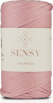 Sensy Polyester Makrome Ip 3 mm 250 Gram Makrome Ipi 120 Metre Supla Ip ve Çanta Ipliği - Pembe