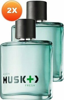 Avon Musk Fresh Erkek Parfüm Edt 75 Ml. Ikili Set