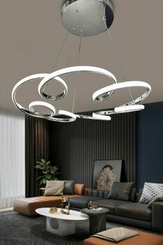 Florya Modern Sarkıt 3 Toplu Powerled Ledli Avize - 1 - Gold