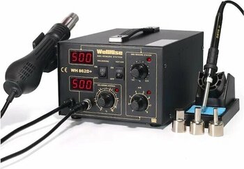 Wellhise Wh 862d+ Hayva İstasyonu Sıcak Hava Üflemeli Havya İstasyonu