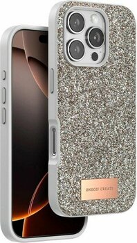 Bfs  iPhone 16 Pro Max Bright Simli Kapak - Çöl Titanyum