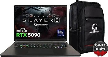 Game Garaj Slayer5 9Xl-5090 C1 Intel Ultra 9 275Hx 32Gb Ram 1Tb Ssd Rtx5090 17" Qhd+ Ips 240Hz Freedos Gaming Laptop