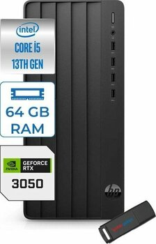Hp 290 Pro G9 Intel I5-13400 64GB 256GB SSD 6GB/RTX3050 Windows 11 Home Masaüstü Bilgisayar RTB6JD6ESH21+ZETTAUSBBELLEK