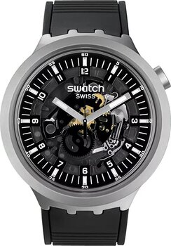 Swatch Big Bold Irony Dark Irony SB07S105 Erkek Kol Saati