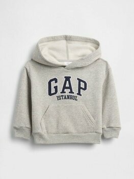 Gap Erkek Bebek Gri Gap Relaxed Logo Sweatshirt - 5 Yaş