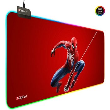 Digipod Rgb Gaming Mousepad Oyuncu Mousepad 90X40 Xxl Örümcek Adam - Kırmızı