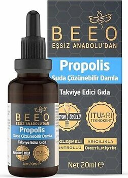 Bee'o Suda Çözünür Propolis Damla 20 ml