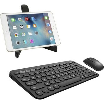 Microcase Xiaomi Redmi Pad Se 8.7 Inch Tablet Için Bluetooth Klavye + Mouse + Tablet Standı - AL8106