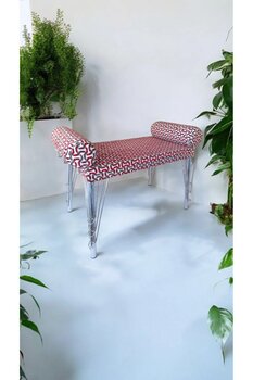 BARERMO Taht lüx puf Bench, Puf, Sandalye, Oturak, Tabure, Makyaj Masası Sandalyesi, Dresuar Pufu