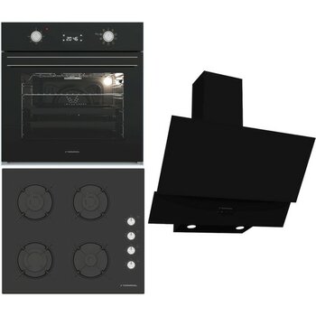 Termikel Ankastre Set (Bo O6555C Db + Bh P6144C B + Ch C6532C Bb) - Siyah