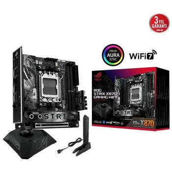 Asus Rog Strıx X870-I Gamıng Wıfı-7 Ddr5 Hdmı-Dp Pcıe 5.0 Am5 Mıtx