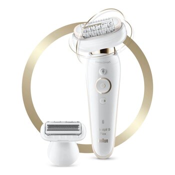 Braun Silk Epil 9 Flex 9002 Sensosmart Kablosuz Islak/Kuru Işıklı Şarjlı Epilatör