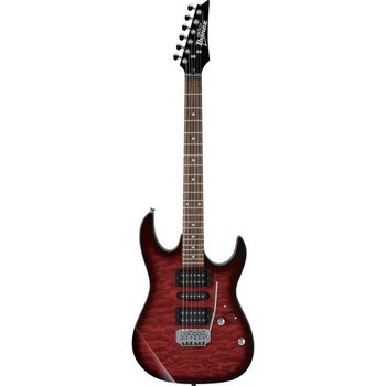 Ibanez Gio GRX70QA Elektro Gitar - Transparent Red Burst Renk ve Premium Ses Kalitesi ile