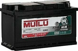 Mutlu AGM Start-Stop 12V 80Ah 460 A EN Akü