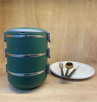 Veliday Freshbox 3 Katlı Sızdırmaz Yemek Termosu Sefer Tası