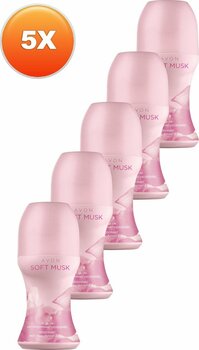 AVON Soft Musk Kadın Rollon 50 Ml. Beşli Set