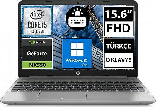 HP 250 G9 6Q8M6ES08 15.6 inç Intel Core i5 1235U 32 GB 512 GB SSD NVIDIA GeForce MX550 Windows 10 Professional