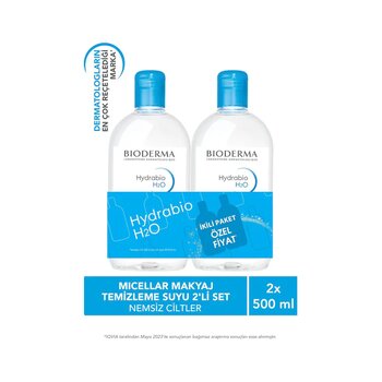 Bioderma Hydrabio H2o 500 Ml - İkili Paket