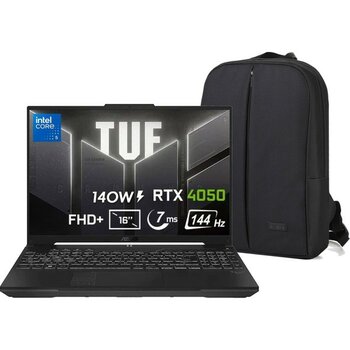 Asus Tuf Gaming FX607VU-RL146 FR127 Intel Core 5 210H 48 GB 4 Tb RTX4050 Windows 11 Pro 16" Oyun Bilgisayarı + Çanta