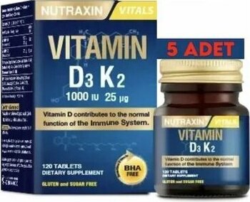 Nutraxin Vitamin D3 K2 5x120 Tablet