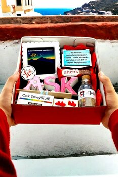 HediyeKombini Sevgiliye Özel Hediyeler Doğum Günü Yıldönümü Kutu Hediye Paketi Seti