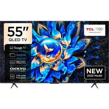 TCL 55T8C  55" 139 Ekran Uydu Alıcılı 4K Ultra HD QLED Google TV
