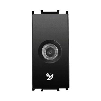 Panasonic Viko Panasonic Thea Modüler Siyah Uydu Prizi F Konnektörlü Sonlu Alt+Kapak 1m - WVTT14584BL-TR