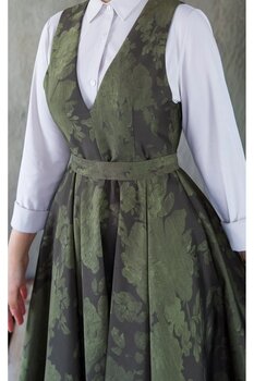 hrmonny tafta v yaka jile elbise 38 Beden