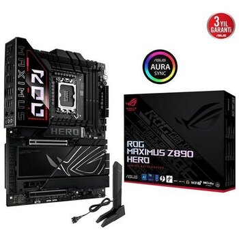 Asus Rog Maxımus Z890 Hero Ddr5 Thunderbolt-Hdmı Dp Pcıe 5.0 1851P Atx