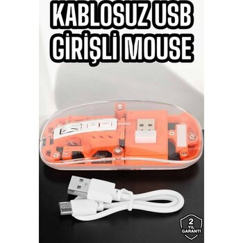 Fare Mouse Çift Modlu Kablosuz Bağlantılı 2.4ghz Destekli - Renkli
