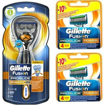 Gillette Fusion ProGlide FlexBall Power 1up Makina+8 Başlık